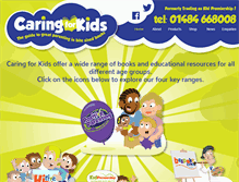 Tablet Screenshot of caringforkids.co.uk